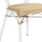 Flash Furniture Cannes Thonet French Bistro Stacking Chair, Natural PE Cane Rattan and White Aluminum Frame SDA-AD642110-1-NAT-WH-GG - alternate 10